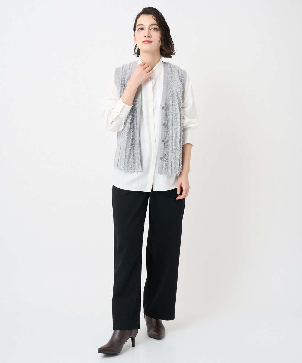 PHQAD39190 GEORGES RECH(小さいサイズ)(メゾン ドゥ サンク)  [日本製]ウーリッチ両面起毛ストレートパンツ グレー