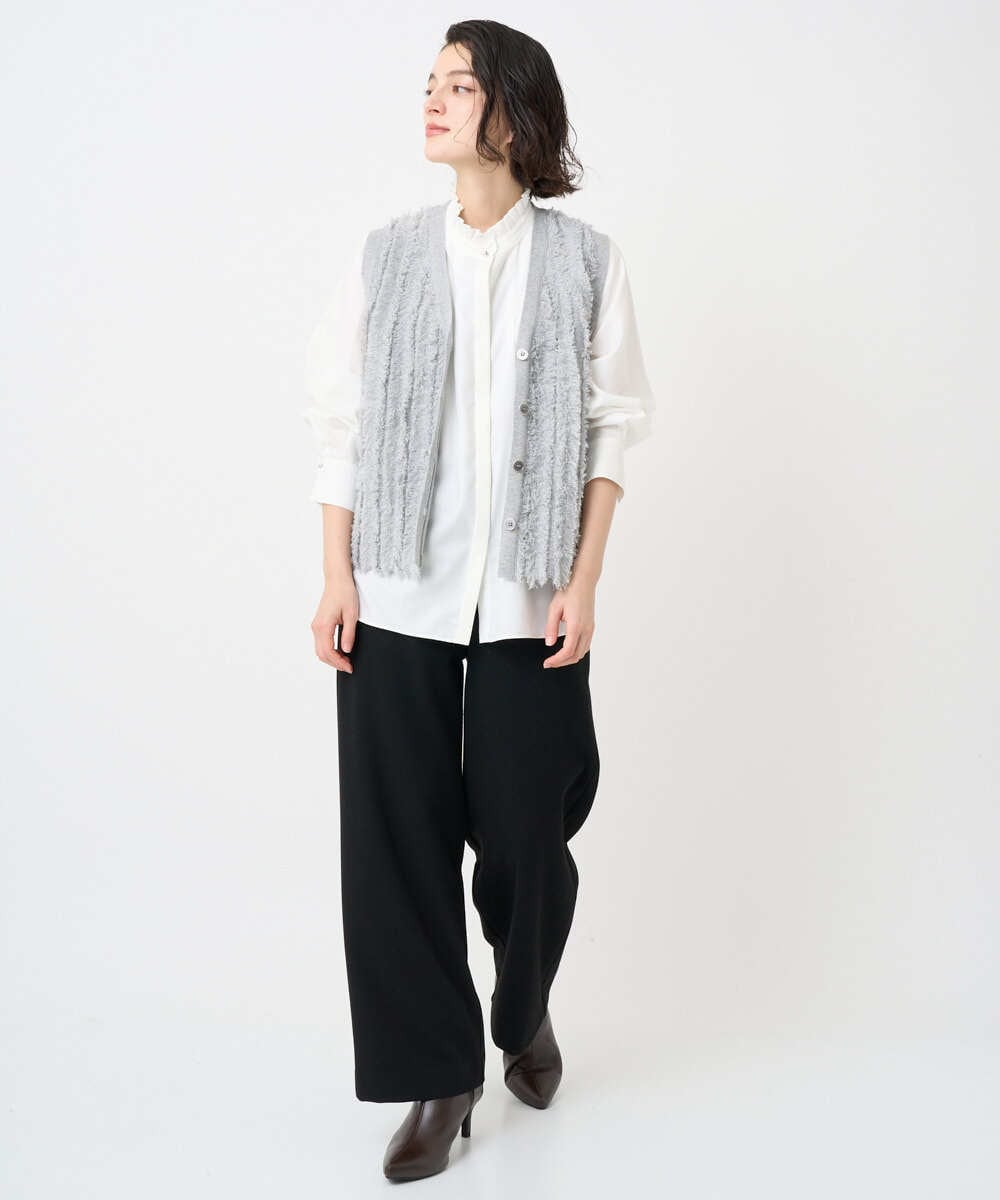 PHQAD39190 GEORGES RECH(小さいサイズ)(メゾン ドゥ サンク)  [日本製]ウーリッチ両面起毛ストレートパンツ グレー