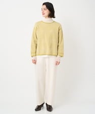 PHQAD39190 GEORGES RECH(小さいサイズ)(メゾン ドゥ サンク)  [日本製]ウーリッチ両面起毛ストレートパンツ グレー