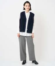 PHQAD39190 GEORGES RECH(小さいサイズ)(メゾン ドゥ サンク)  [日本製]ウーリッチ両面起毛ストレートパンツ グレー