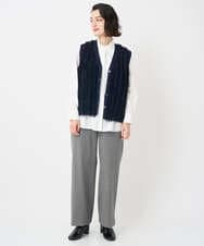 PHQAD39190 GEORGES RECH(小さいサイズ)(メゾン ドゥ サンク)  [日本製]ウーリッチ両面起毛ストレートパンツ グレー