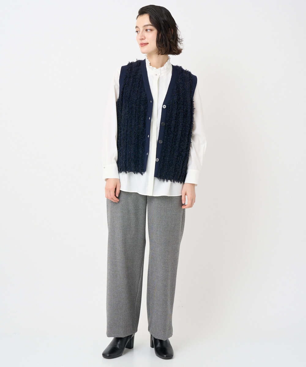 PHQAD39190 GEORGES RECH(小さいサイズ)(メゾン ドゥ サンク)  [日本製]ウーリッチ両面起毛ストレートパンツ グレー