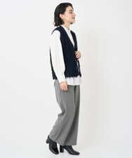 PHQAD39190 GEORGES RECH(小さいサイズ)(メゾン ドゥ サンク)  [日本製]ウーリッチ両面起毛ストレートパンツ グレー