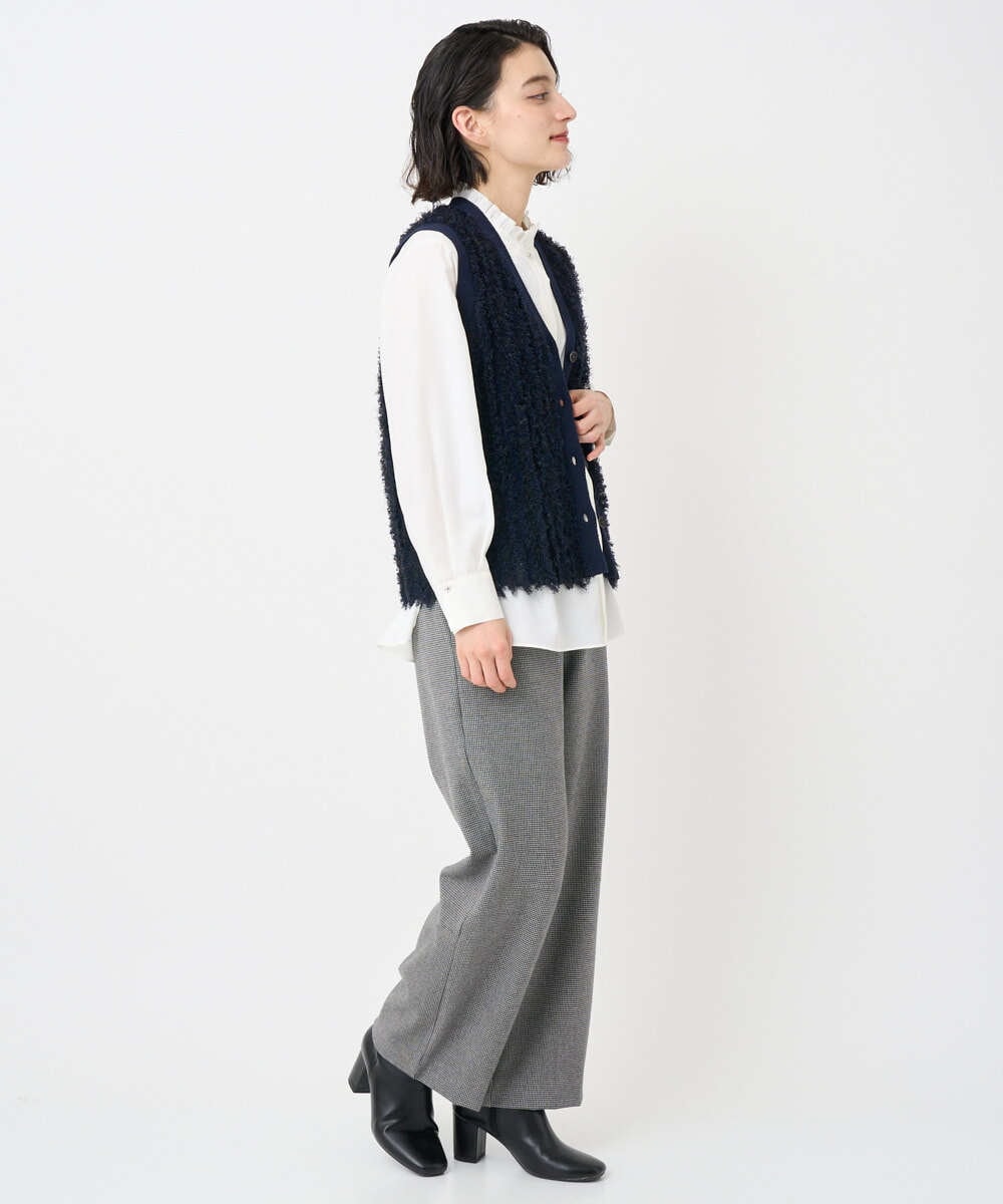 PHQAD39190 GEORGES RECH(小さいサイズ)(メゾン ドゥ サンク)  [日本製]ウーリッチ両面起毛ストレートパンツ グレー