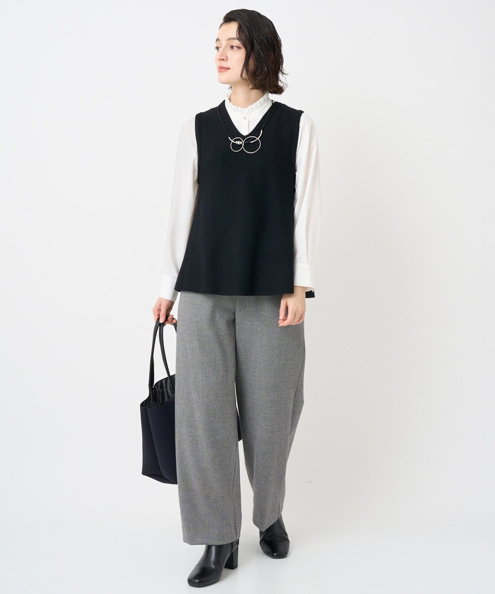 PHQAD39190 GEORGES RECH(小さいサイズ)(メゾン ドゥ サンク)  [日本製]ウーリッチ両面起毛ストレートパンツ グレー