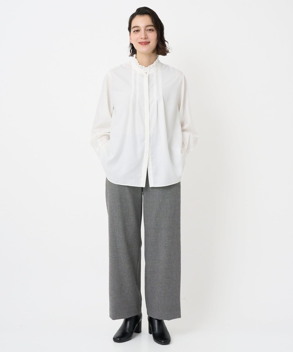 PHQAD39190 GEORGES RECH(小さいサイズ)(メゾン ドゥ サンク)  [日本製]ウーリッチ両面起毛ストレートパンツ グレー