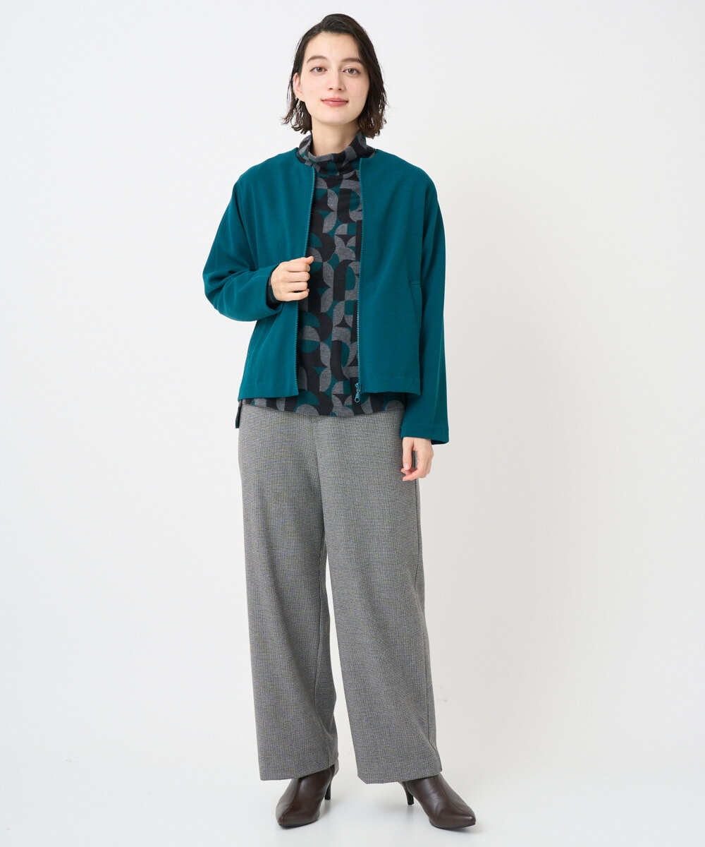 PHQAD39190 GEORGES RECH(小さいサイズ)(メゾン ドゥ サンク)  [日本製]ウーリッチ両面起毛ストレートパンツ グレー