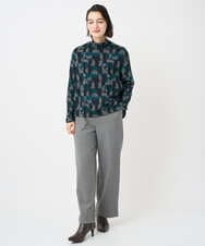 PHQAD39190 GEORGES RECH(小さいサイズ)(メゾン ドゥ サンク)  [日本製]ウーリッチ両面起毛ストレートパンツ グレー