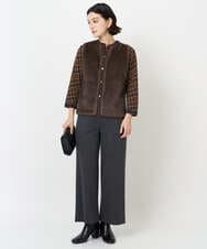 PHQAF74220 GEORGES RECH(小さいサイズ)(メゾン ドゥ サンク) [定番人気/日本製]デュアルウォームロングパンツ   マスタード