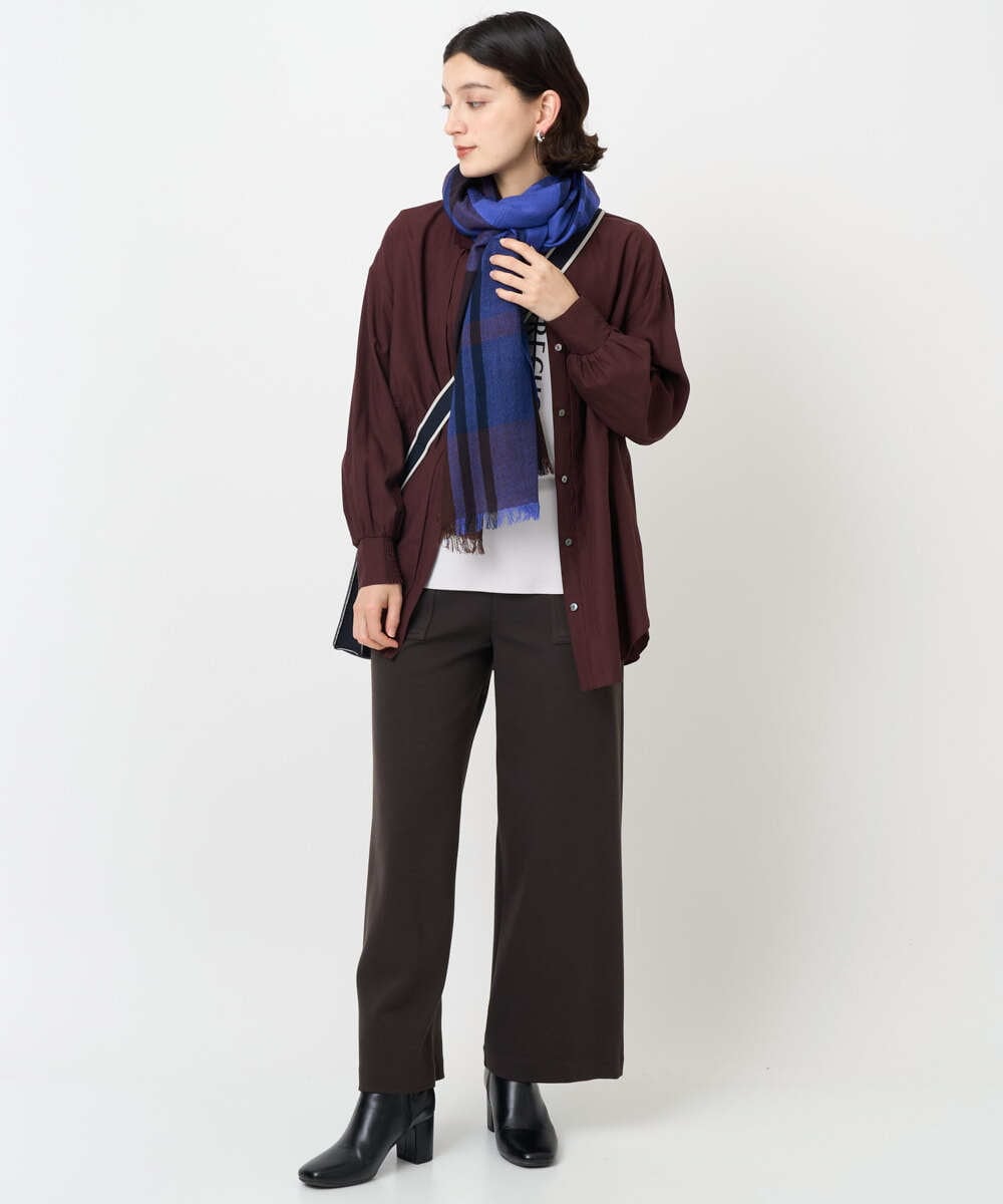 PHQAF74220 GEORGES RECH(小さいサイズ)(メゾン ドゥ サンク) [定番人気/日本製]デュアルウォームロングパンツ   マスタード