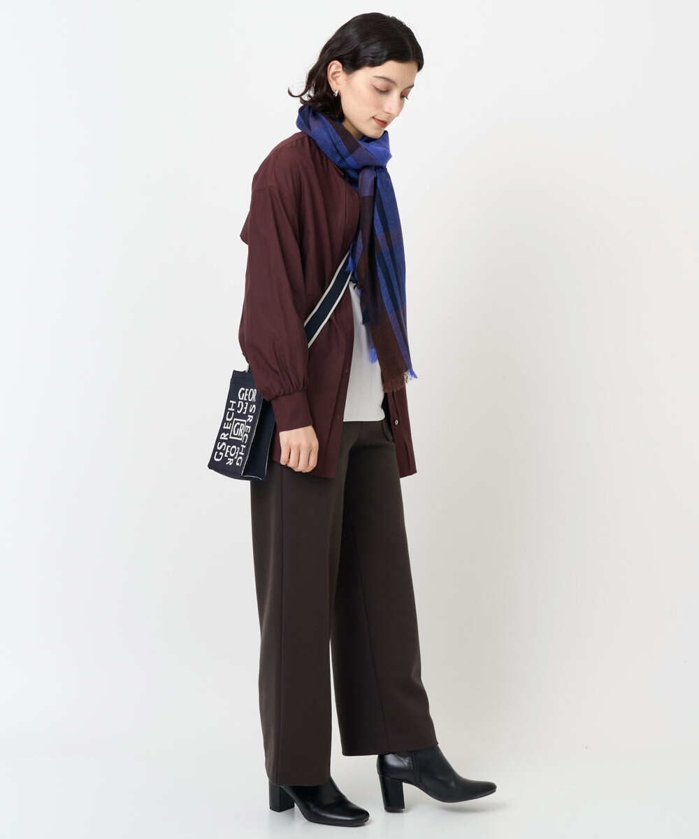 PHQAF74220 GEORGES RECH(小さいサイズ)(メゾン ドゥ サンク) [定番人気/日本製]デュアルウォームロングパンツ   マスタード