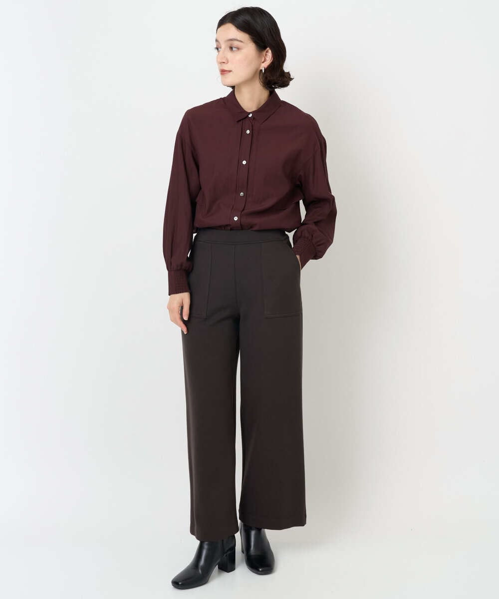 PHQAF74220 GEORGES RECH(小さいサイズ)(メゾン ドゥ サンク) [定番人気/日本製]デュアルウォームロングパンツ   マスタード