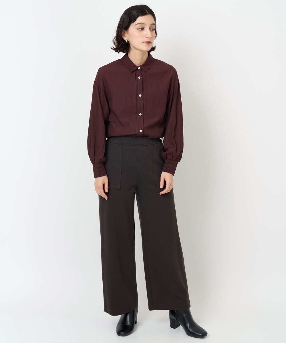 PHQAF74220 GEORGES RECH(小さいサイズ)(メゾン ドゥ サンク) [定番人気/日本製]デュアルウォームロングパンツ   マスタード