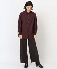 PHQAF74220 GEORGES RECH(小さいサイズ)(メゾン ドゥ サンク) [定番人気/日本製]デュアルウォームロングパンツ   マスタード