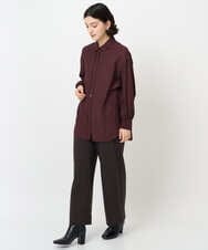 PHQAF74220 GEORGES RECH(小さいサイズ)(メゾン ドゥ サンク) [定番人気/日本製]デュアルウォームロングパンツ   マスタード