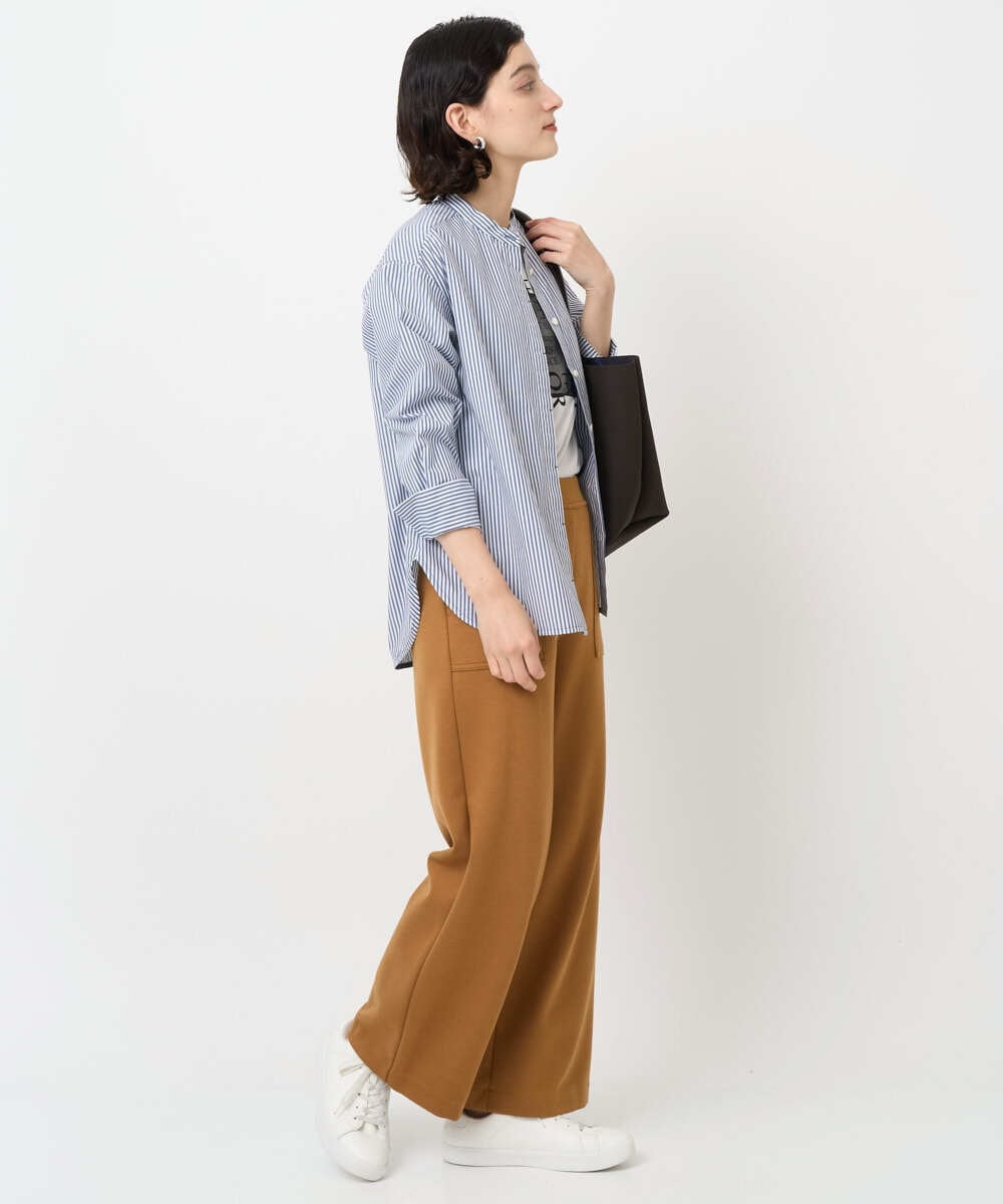 PHQAF74220 GEORGES RECH(小さいサイズ)(メゾン ドゥ サンク) [定番人気/日本製]デュアルウォームロングパンツ   マスタード