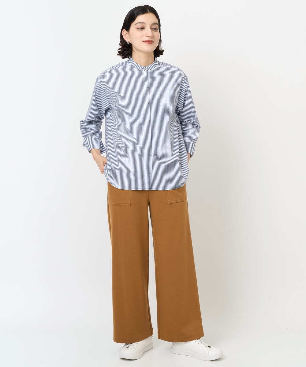 PHQAF74220 GEORGES RECH(小さいサイズ)(メゾン ドゥ サンク) [定番人気/日本製]デュアルウォームロングパンツ   マスタード