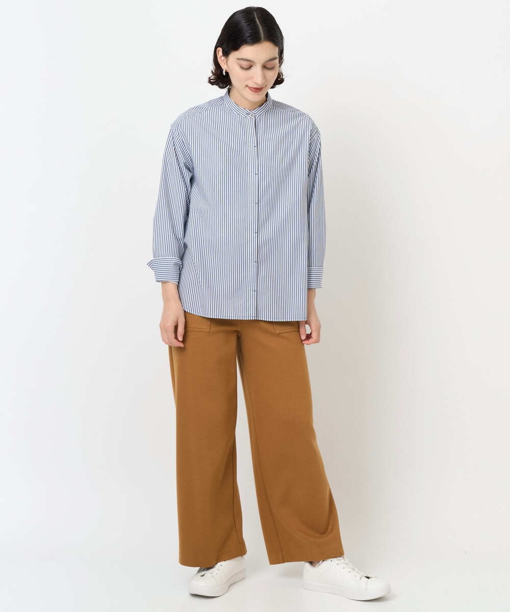 PHQAF74220 GEORGES RECH(小さいサイズ)(メゾン ドゥ サンク) [定番人気/日本製]デュアルウォームロングパンツ   マスタード