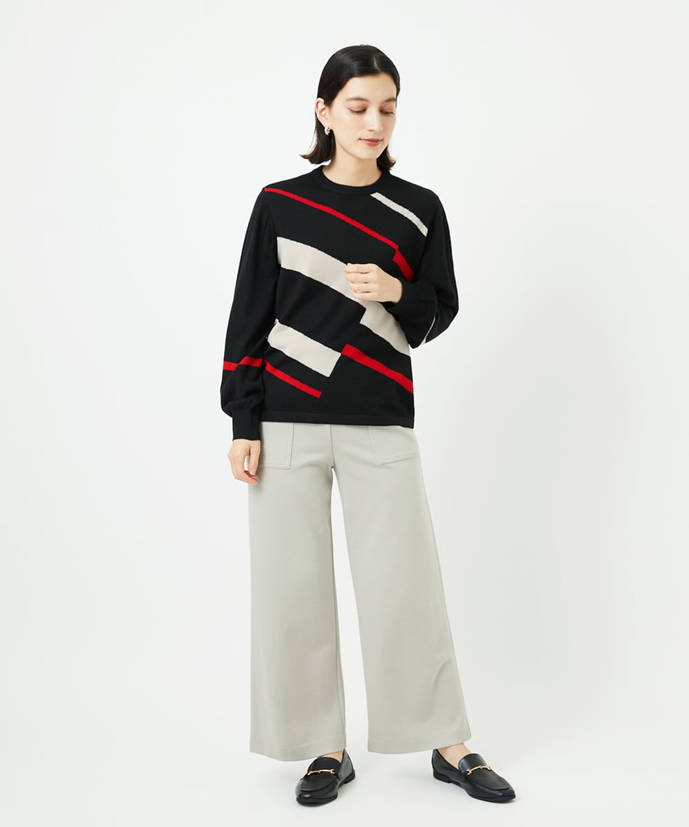 PHQAF74220 GEORGES RECH(小さいサイズ)(メゾン ドゥ サンク) [定番人気/日本製]デュアルウォームロングパンツ   マスタード