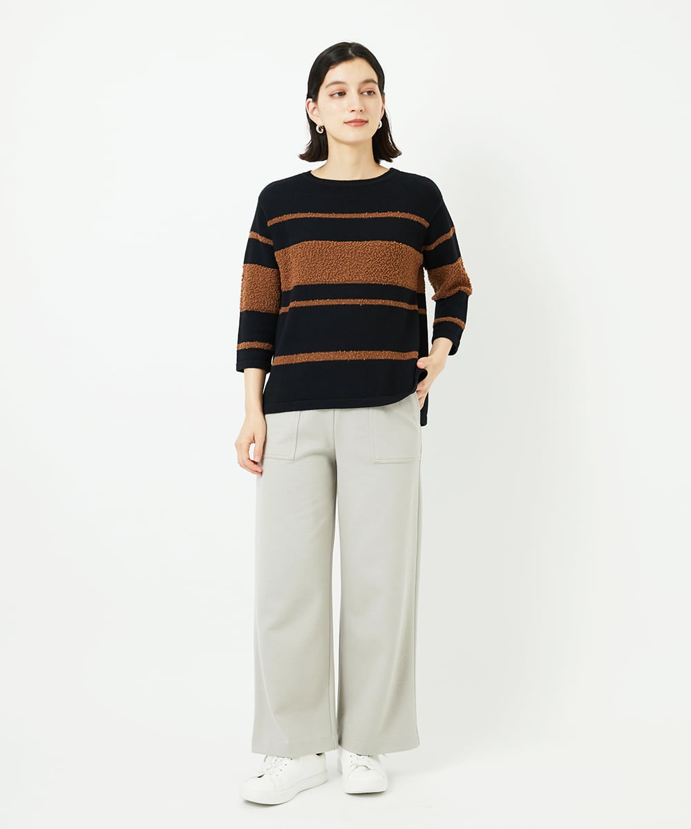 PHQAF74220 GEORGES RECH(小さいサイズ)(メゾン ドゥ サンク) [定番人気/日本製]デュアルウォームロングパンツ   マスタード