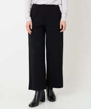 PHQAF74220 GEORGES RECH(小さいサイズ)(メゾン ドゥ サンク) [定番人気/日本製]デュアルウォームロングパンツ   ブラック