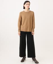 PHQAI74220 GEORGES RECH(小さいサイズ)(メゾン ドゥ サンク)  [日本製]デュアルウォームロングパンツ ブラウン