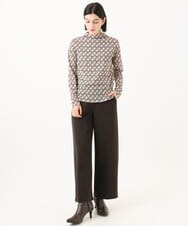 PHQAI74220 GEORGES RECH(小さいサイズ)(メゾン ドゥ サンク)  [日本製]デュアルウォームロングパンツ ブラウン