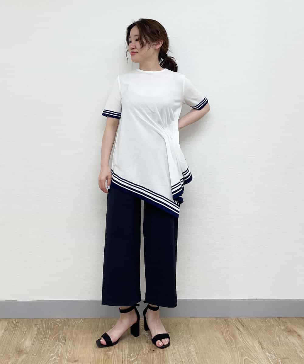 洗える ジャージーガウチョパンツ ガウチョ ワイドパンツ Georges Rech 小さいサイズ メゾン ドゥ サンク イトキンオンラインストア