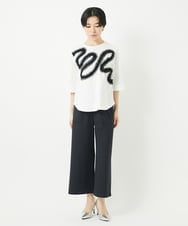 PHQGC85190 GEORGES RECH(小さいサイズ)(メゾン ドゥ サンク) [新色追加] [日本製/多機能素材]ジャージーガウチョパンツ ライトグレーA
