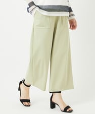 PHQGC85190 GEORGES RECH(小さいサイズ)(メゾン ドゥ サンク) [新色追加] [日本製/多機能素材]ジャージーガウチョパンツ ライトグレーA