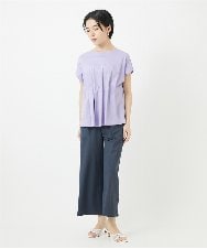 PHQGC85190 GEORGES RECH(小さいサイズ)(メゾン ドゥ サンク) [新色追加] [日本製/多機能素材]ジャージーガウチョパンツ ライトグレーA