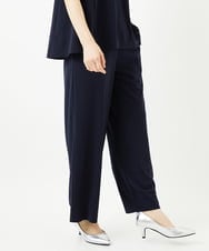 PHQGD11210 GEORGES RECH(小さいサイズ)(メゾン ドゥ サンク)  [セットアップ対応]ドライタッチジャージーワイドストレートパンツ ネイビー