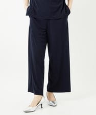 PHQGD11210 GEORGES RECH(小さいサイズ)(メゾン ドゥ サンク)  [セットアップ対応]ドライタッチジャージーワイドストレートパンツ ベージュ