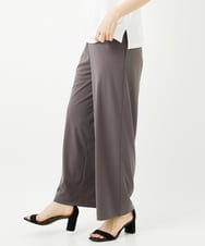 PHQGD11210 GEORGES RECH(小さいサイズ)(メゾン ドゥ サンク)  [セットアップ対応]ドライタッチジャージーワイドストレートパンツ ベージュ