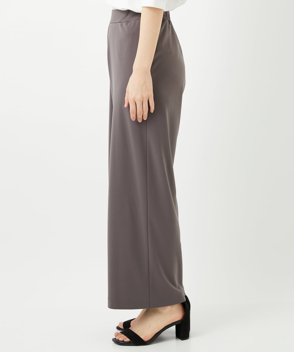 PHQGD11210 GEORGES RECH(小さいサイズ)(メゾン ドゥ サンク)  [セットアップ対応]ドライタッチジャージーワイドストレートパンツ ベージュ