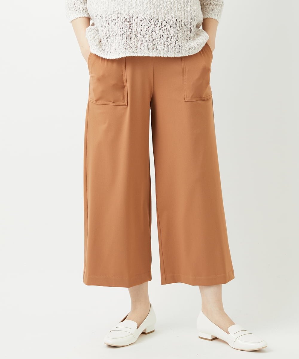 PHQGF85190 GEORGES RECH(小さいサイズ)(メゾン ドゥ サンク) [新色追加][日本製/多機能素材]ジャージーガウチョパンツ オレンジ