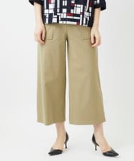 PHQGF85190 GEORGES RECH(小さいサイズ)(メゾン ドゥ サンク) [日本製/多機能素材]ジャージーガウチョパンツ グリーン