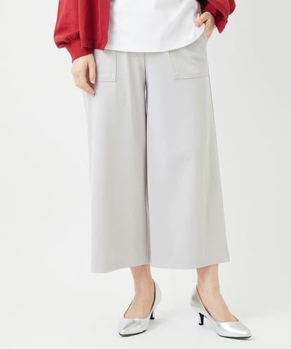 PHQGF85190  [日本製/多機能素材]ジャージーガウチョパンツ