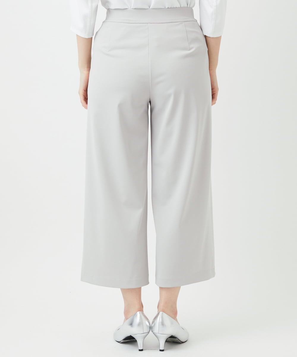 PHQGF85190 GEORGES RECH(小さいサイズ)(メゾン ドゥ サンク) [日本製/多機能素材]ジャージーガウチョパンツ ライトグレー