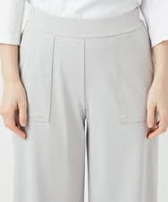 PHQGF85190 GEORGES RECH(小さいサイズ)(メゾン ドゥ サンク) [日本製/多機能素材]ジャージーガウチョパンツ ライトグレー