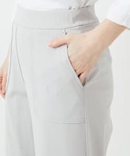 PHQGF85190 GEORGES RECH(小さいサイズ)(メゾン ドゥ サンク) [日本製/多機能素材]ジャージーガウチョパンツ ライトグレー