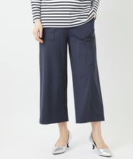 PHQGF85190 GEORGES RECH(小さいサイズ)(メゾン ドゥ サンク) [日本製/多機能素材]ジャージーガウチョパンツ ダークグレー