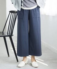 PHQGF85190 GEORGES RECH(小さいサイズ)(メゾン ドゥ サンク) [新色追加][日本製/多機能素材]ジャージーガウチョパンツ ダークグレー