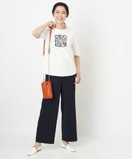 PHQGS13230 GEORGES RECH(小さいサイズ)(メゾン ドゥ サンク) トリコットジャージーパンツ アイボリー