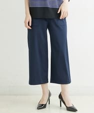 PHQGU85190 GEORGES RECH(小さいサイズ)(メゾン ドゥ サンク) [定番人気]ジャージーガウチョパンツ ネイビー