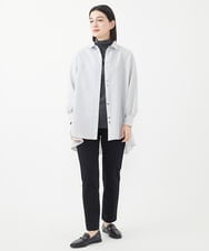 PHQJV12210 GEORGES RECH(小さいサイズ)(メゾン ドゥ サンク)  [日本製]ストレッチポンチパンツ ブラック