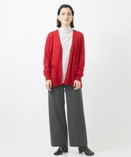 PHSAB05270 GEORGES RECH(小さいサイズ)(メゾン ドゥ サンク) [アンサンブル対応]ハイゲージウールVネックカーディガン グレー
