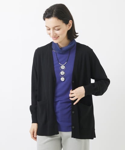 PHSAB05270 GEORGES RECH(小さいサイズ) [アンサンブル対応]ハイゲージウールVネックカーディガン