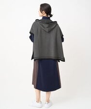 PHSAD03330 GEORGES RECH(小さいサイズ)(メゾン ドゥ サンク) ダブルジャカードニットポンチョ ベージュ