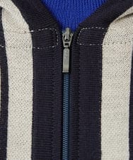PHSAD03330 GEORGES RECH(小さいサイズ)(メゾン ドゥ サンク) ダブルジャカードニットポンチョ ベージュ